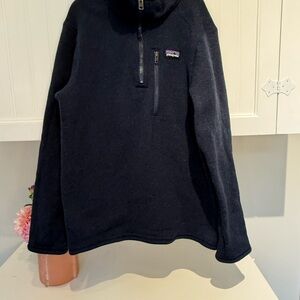Patagonia Boys Dark Navy 1/4 Zip Better Sweater